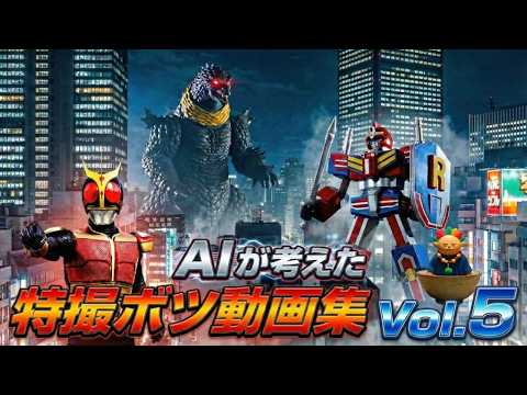 【架空特撮】AIが考えた特撮ボツ動画集 Vol.5 #ai特撮 #昭和
