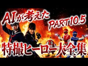 【架空特撮史】AIが考えた特撮ヒーロー大全集 PART10.5 1985-86 #ai特撮 #sora2 #mad