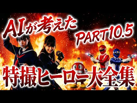 【架空特撮史】AIが考えた特撮ヒーロー大全集 PART10.5 1985-86 #ai特撮 #sora2 #mad