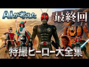 【架空特撮史】さらば特撮ヒーロー大全集 最終回 1986-90 #ai特撮 #sora2 #昭和