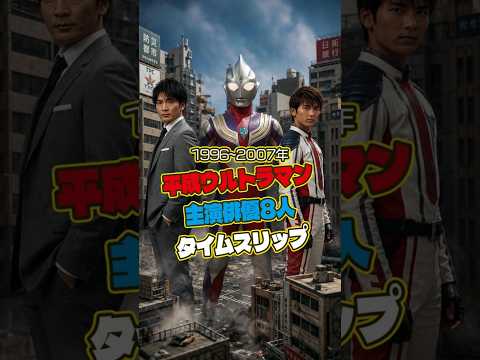 平成ウルトラマン俳優　現在から当時へタイムスリップ【平成前期特撮ヒーロー】 #若い頃