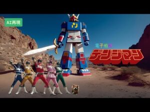 『電子戦隊デンジマン』OPをAIで完全リメイク？？⚡️電子の光よ、いま未来を照らせ！【AI特撮オープニング再現】⚙️