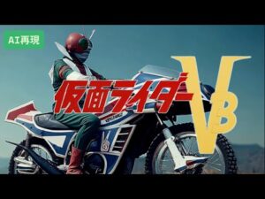 『仮面ライダーV3』OPをAIで完全リメイク?!風見志郎の魂が今、よみがえる【AI特撮オープニング再現】🔥