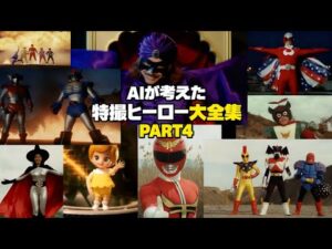 【架空特撮史】AIが考えた特撮ヒーロー大全集 PART4 1975-77 #ai特撮 #sora2 #mad
