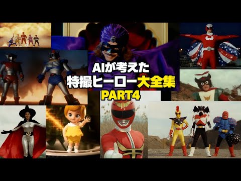 【架空特撮史】AIが考えた特撮ヒーロー大全集 PART4 1975-77 #ai特撮 #sora2 #mad