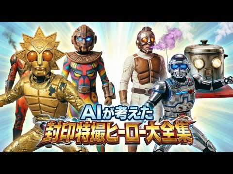 【放送禁止】封印特撮ヒーロー大全集【お蔵入り】 #AI特撮