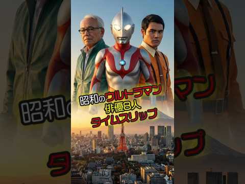 ウルトラマン俳優の現在から当時へタイムスリップ【昭和特撮ヒーロー】 #今と昔 #若い頃 #芸能人 #昭和スター #昭和レトロ