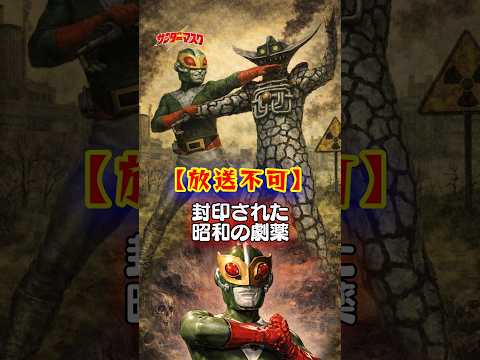 【放送禁止？】昭和特撮最大のタブー『サンダーマスク』が消えた本当の理由 #shorts